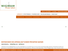 Tablet Screenshot of private-safaris.info